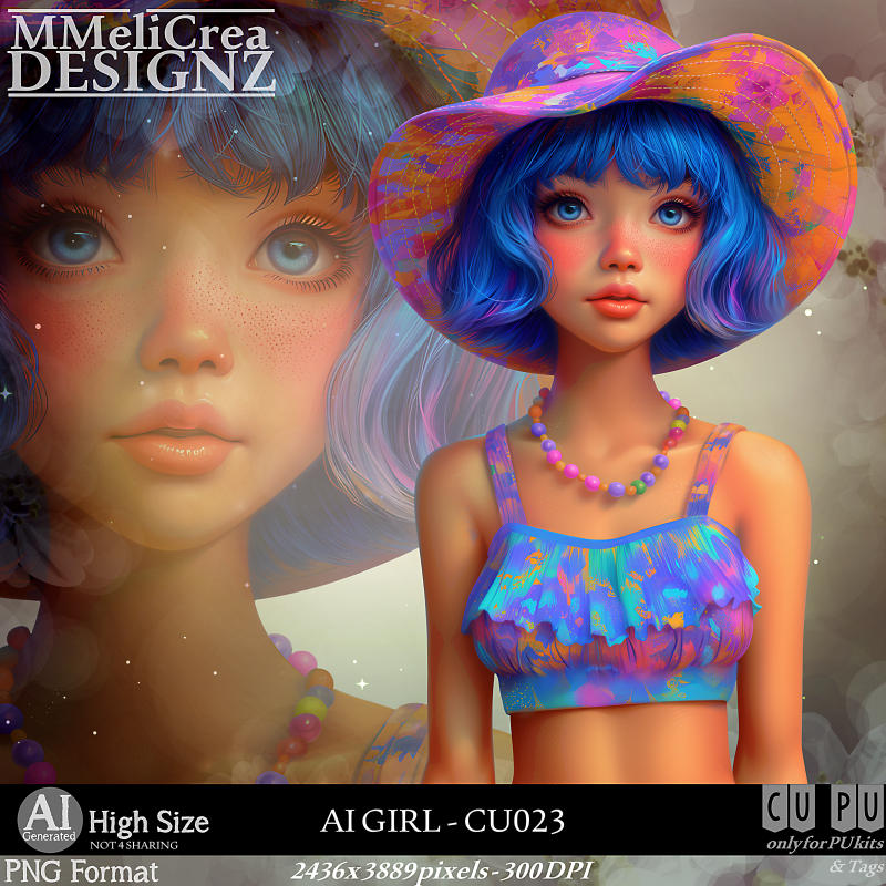 (image for) AI - GIRL CU023 (CU4PU/PNG)